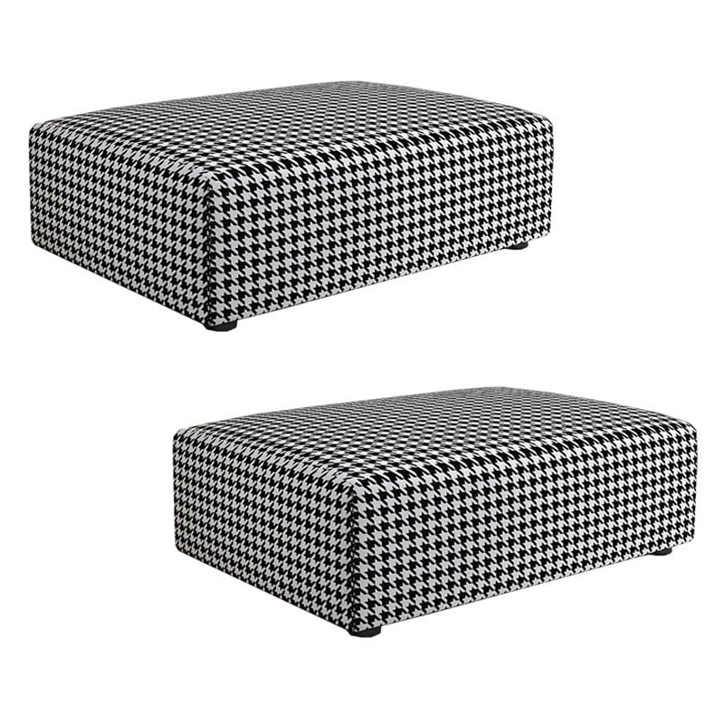 Rectangular Contemporary Ottoman Bedroom Foot Stool without Legs