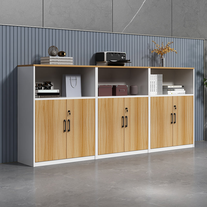 Modern Engineered Wood Filing Cabinet with Lock Storage for Home Office