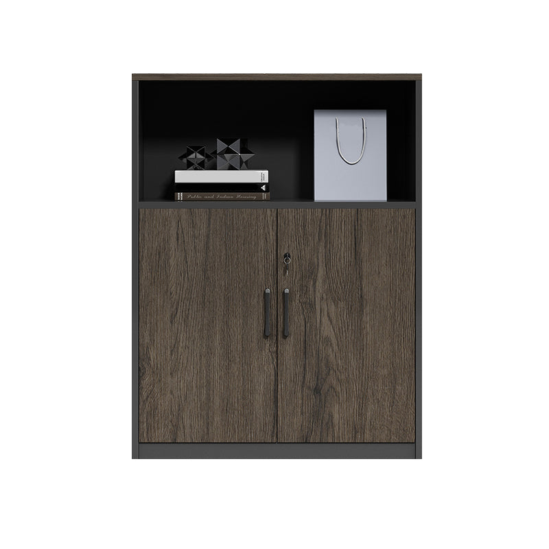 Modern Engineered Wood Filing Cabinet with Lock Storage for Home Office