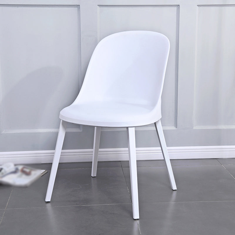 Modern Simple Side Chair Plastic Frame Dining Chair for Dining Room