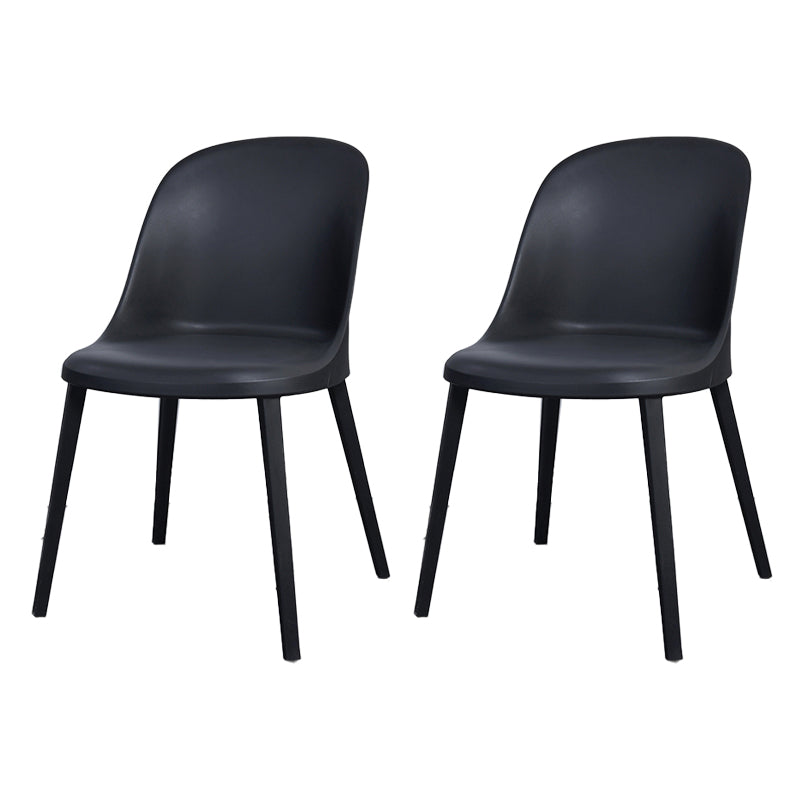 Modern Simple Side Chair Plastic Frame Dining Chair for Dining Room