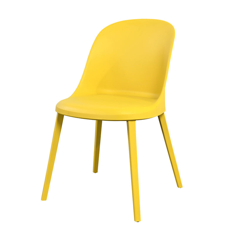 Modern Simple Side Chair Plastic Frame Dining Chair for Dining Room