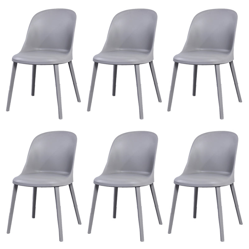 Modern Simple Side Chair Plastic Frame Dining Chair for Dining Room