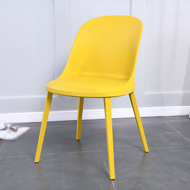 Modern Simple Side Chair Plastic Frame Dining Chair for Dining Room