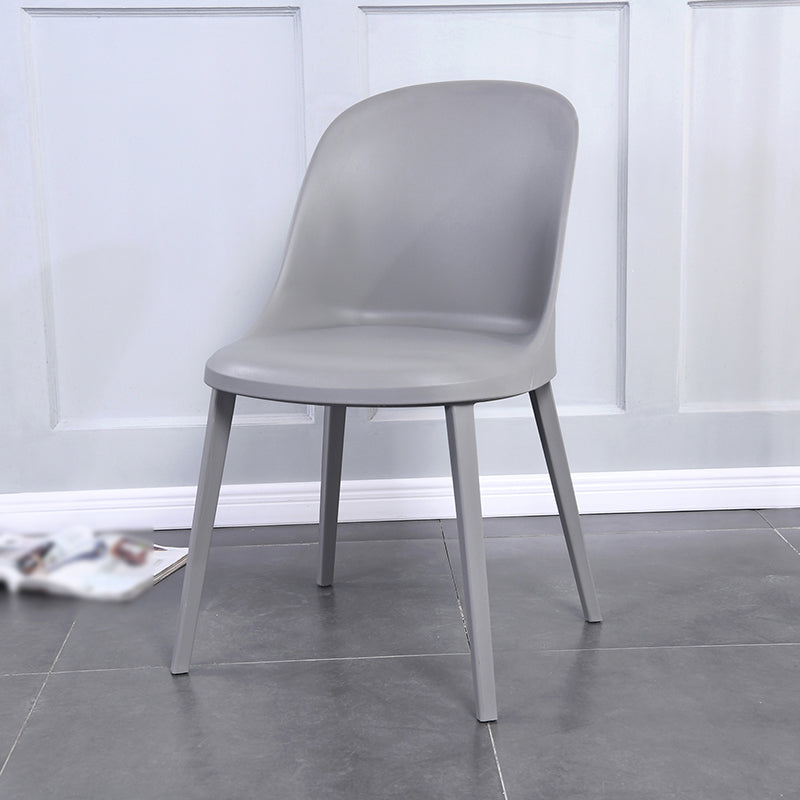 Modern Simple Side Chair Plastic Frame Dining Chair for Dining Room