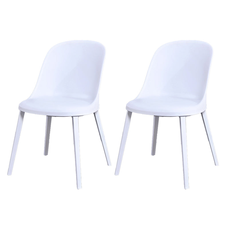 Modern Simple Side Chair Plastic Frame Dining Chair for Dining Room