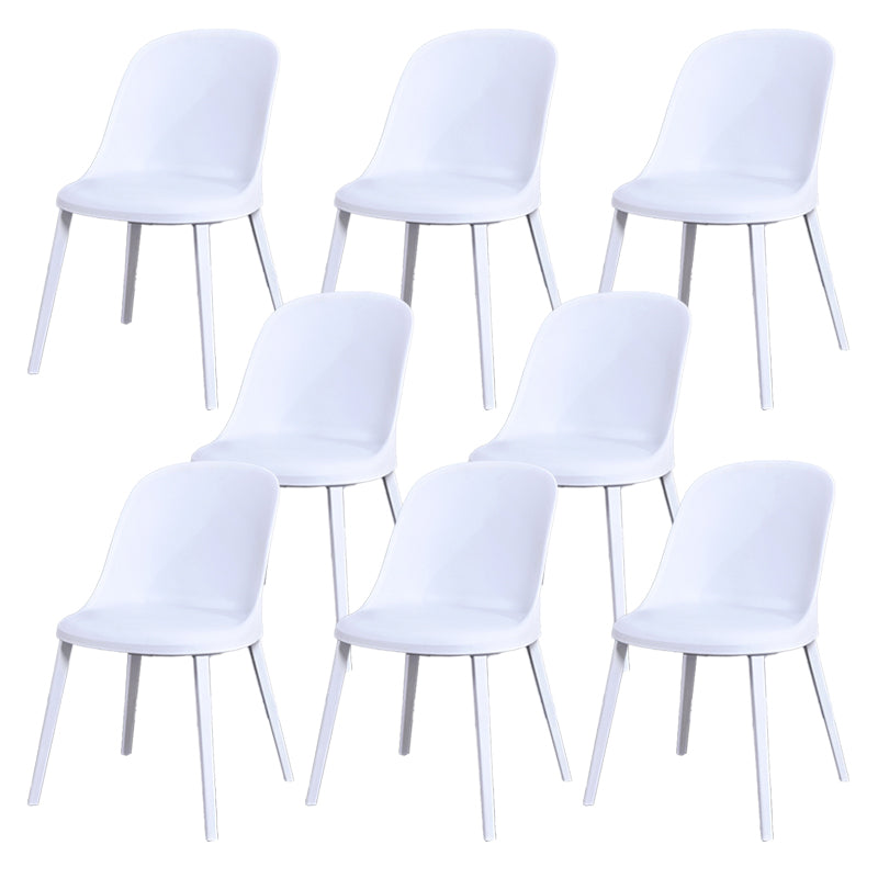 Modern Simple Side Chair Plastic Frame Dining Chair for Dining Room