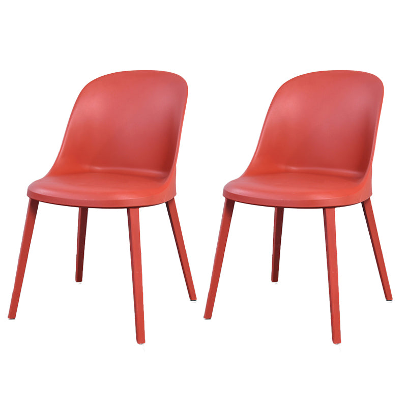 Modern Simple Side Chair Plastic Frame Dining Chair for Dining Room