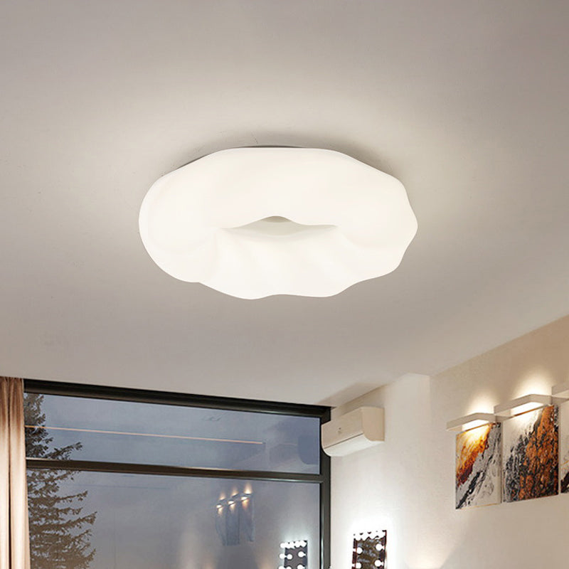 Dons LED Plafond Légère Fixture Simple Acrylique Chambre Mount Recédé Eclairage en blanc