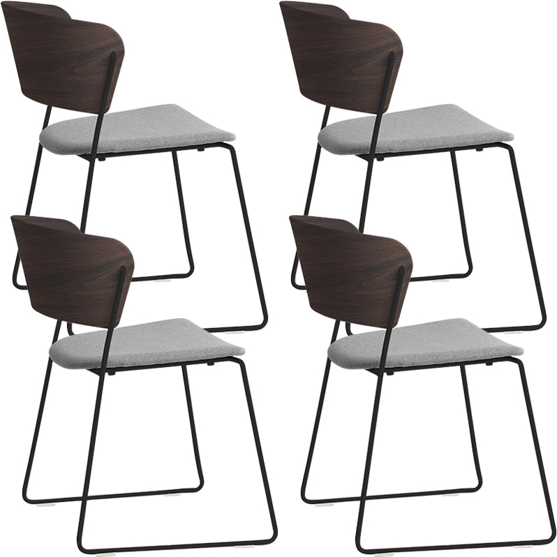Open Back Contemporary Upholstered Dining and Accent Chairs for Home