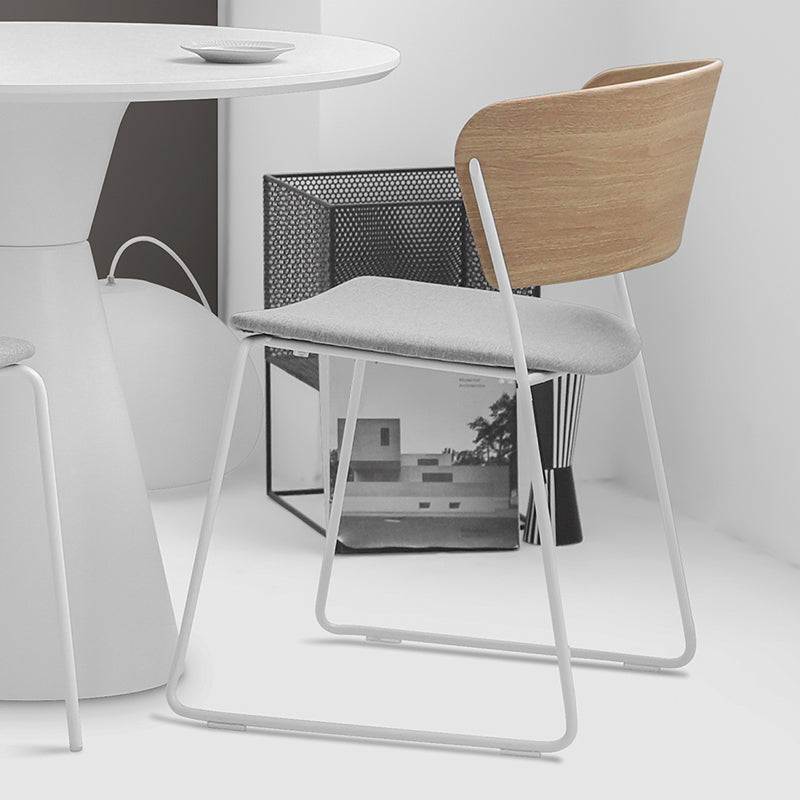 Open Back Contemporary Upholstered Dining and Accent Chairs for Home