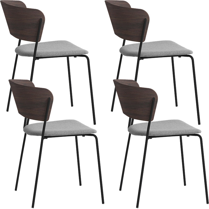 Open Back Contemporary Upholstered Dining and Accent Chairs for Home