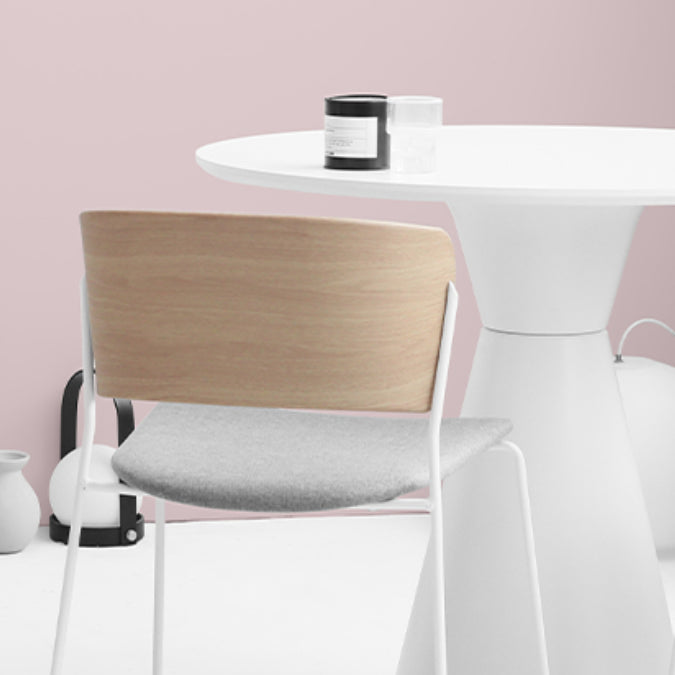 Open Back Contemporary Upholstered Dining and Accent Chairs for Home
