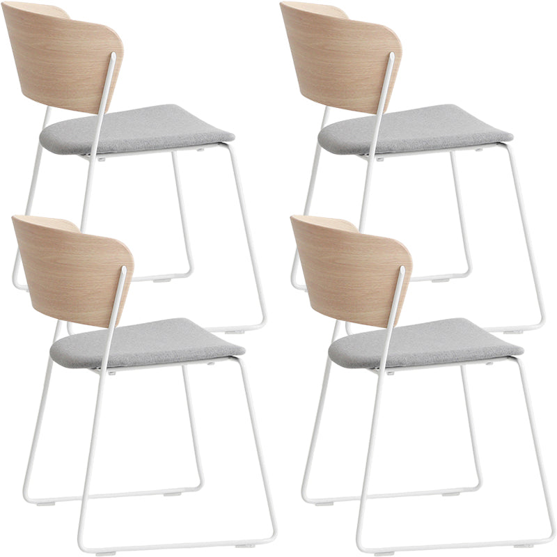 Open Back Contemporary Upholstered Dining and Accent Chairs for Home
