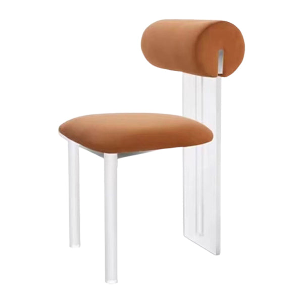 Contemporary Upholstered and Plastic Armless Dining and Accent Chairs