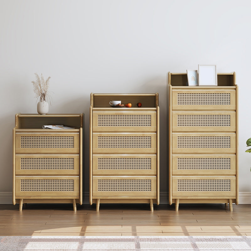 Modern Storage Chest Solid Wood Storage Chest Dresser with 3/4/5 Drawers