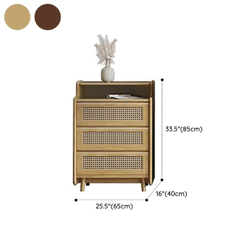 Modern Storage Chest Solid Wood Storage Chest Dresser with 3/4/5 Drawers