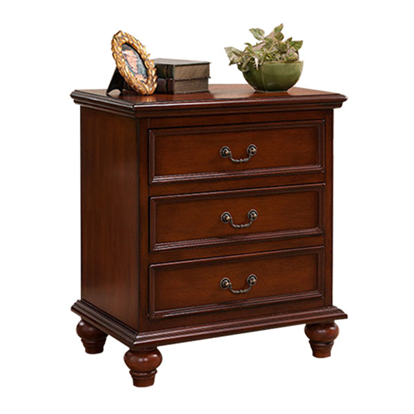 Bedroom Traditional Wooden Storage Chest Vertical Chest with Drawers
