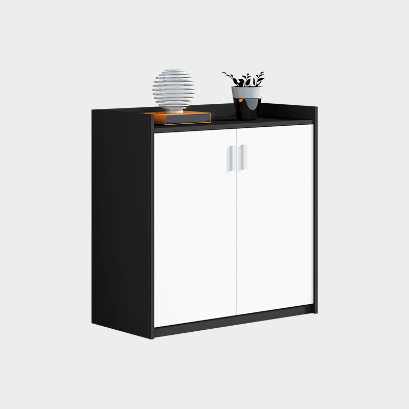 Modern White Engineered Wood Filing Cabinet for Home and Office