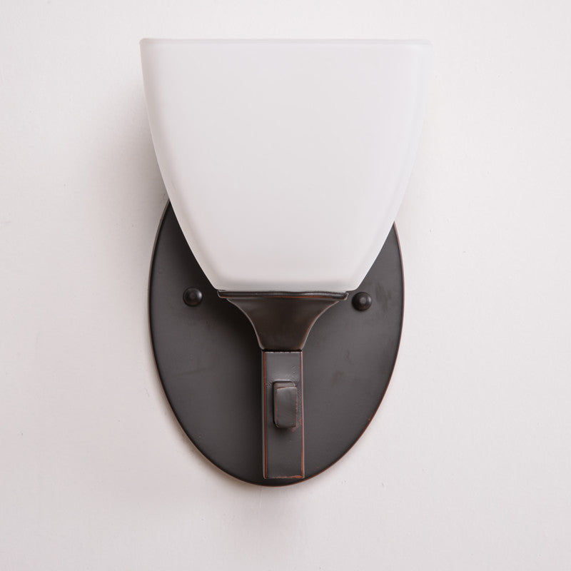 Lampada da monte da parete interno trapezoidica tradizionale vetro tradizionale 1 illuminazione a parete nera leggera