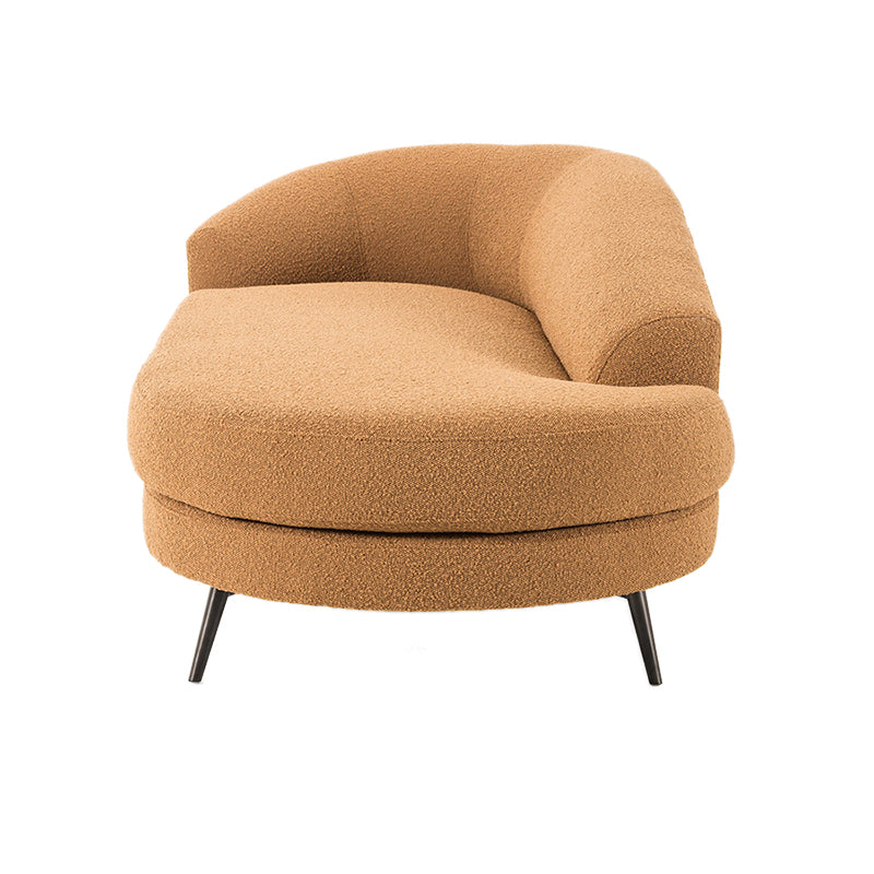 70.9" L Contemporary Recessed Arm Chaise Lounge with Cushion