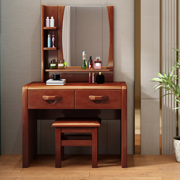 3-Piece Wood Standing Drawers Included Vanity Dressing Table Set