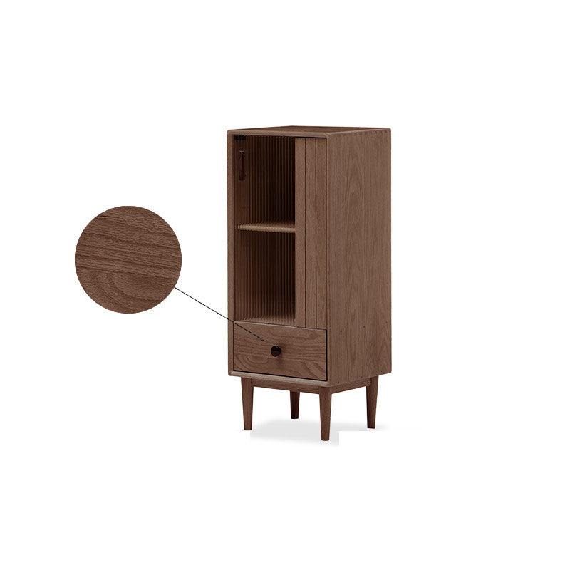 Wood 1 - Drawer Contemporary Accent Cabinet Contemporary with Straight Legs