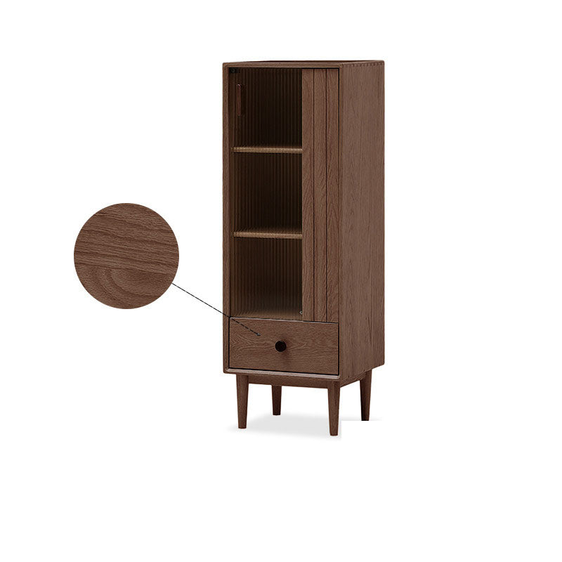 Wood 1 - Drawer Contemporary Accent Cabinet Contemporary with Straight Legs