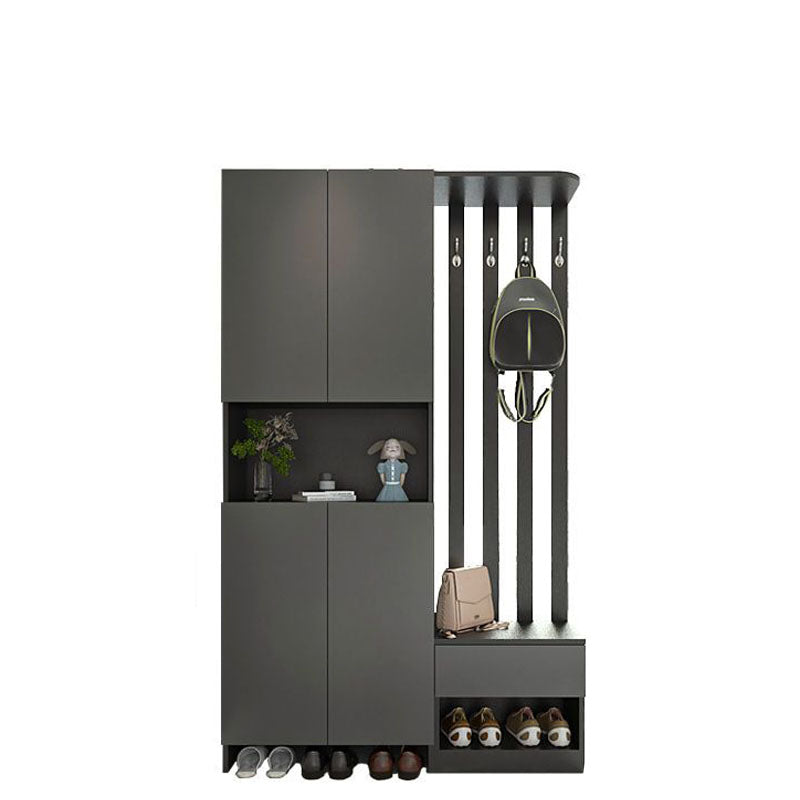 Modern 2-door Wood 78.74" Tall Accent Cabinet with Drawer for Living Room