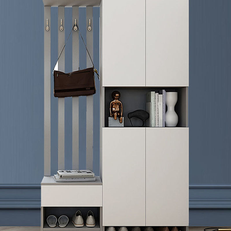 Modern 2-door Wood 78.74" Tall Accent Cabinet with Drawer for Living Room