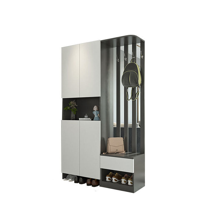 Modern 2-door Wood 78.74" Tall Accent Cabinet with Drawer for Living Room