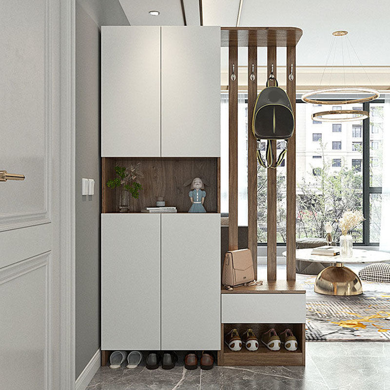 Modern 2-door Wood 78.74" Tall Accent Cabinet with Drawer for Living Room