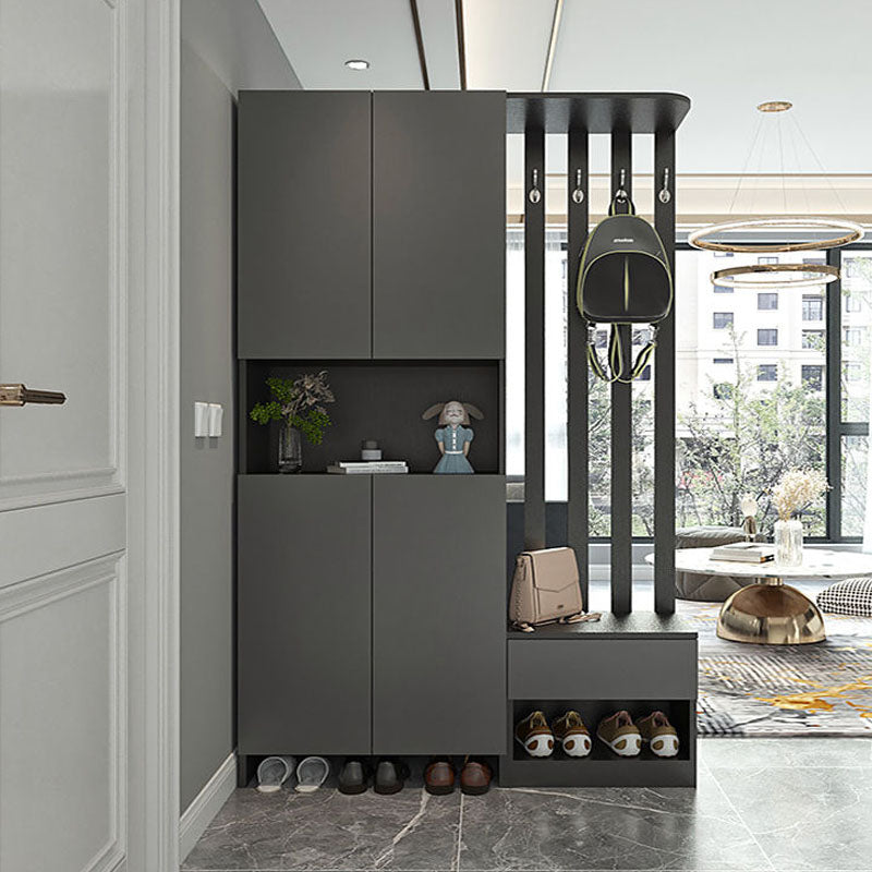 Modern 2-door Wood 78.74" Tall Accent Cabinet with Drawer for Living Room