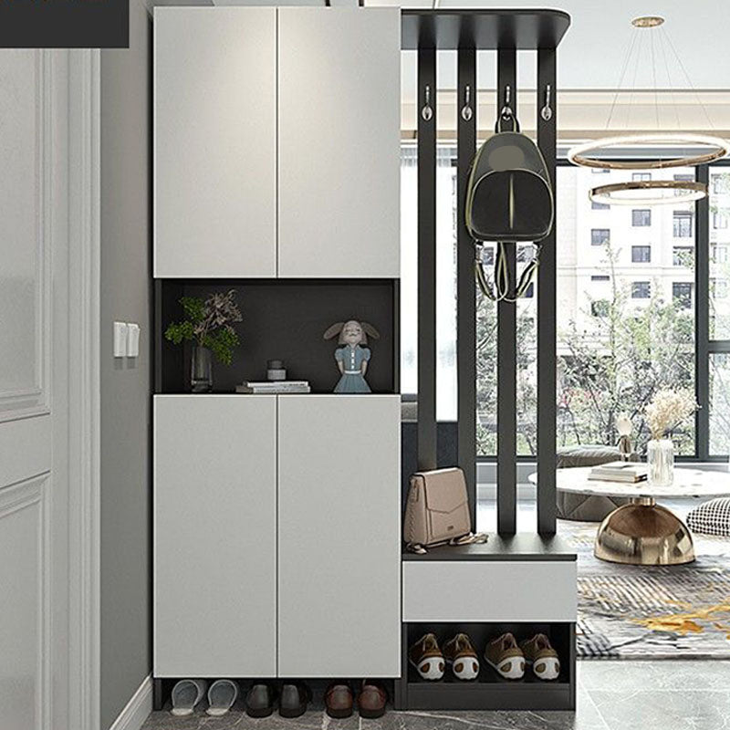 Modern 2-door Wood 78.74" Tall Accent Cabinet with Drawer for Living Room