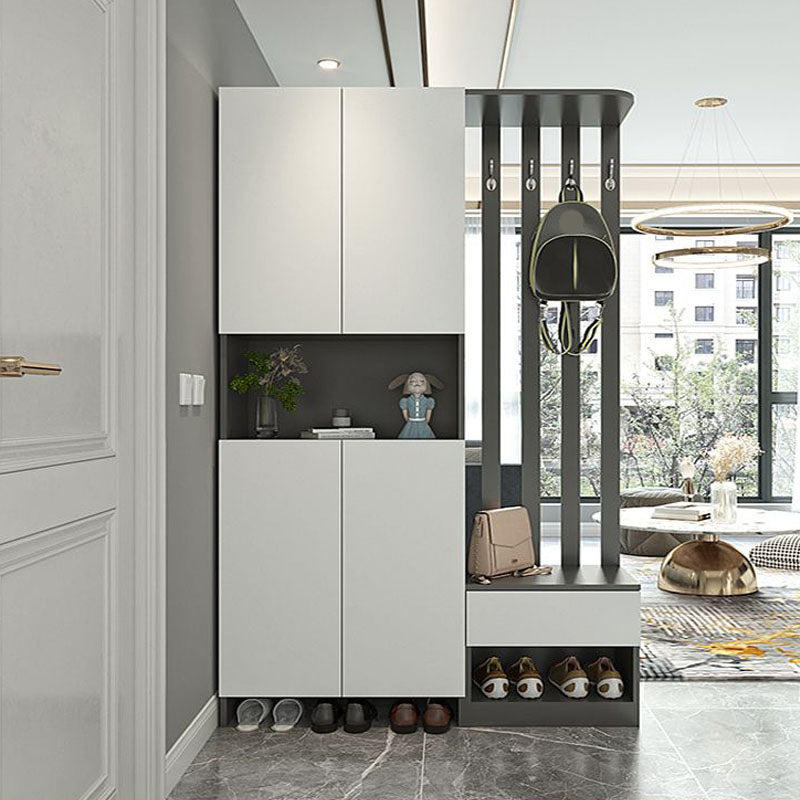 Modern 2-door Wood 78.74" Tall Accent Cabinet with Drawer for Living Room