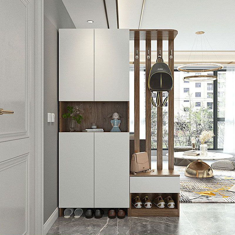 Modern 2-door Wood 78.74" Tall Accent Cabinet with Drawer for Living Room