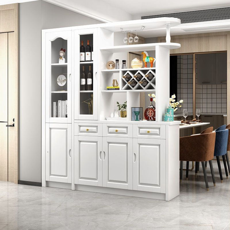 3-drawer Solid Wood Cabinet 15.74" Wide Accent Cabinet Doors