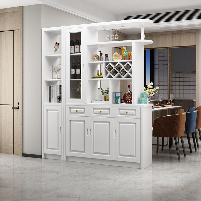 3-drawer Solid Wood Cabinet 15.74" Wide Accent Cabinet Doors