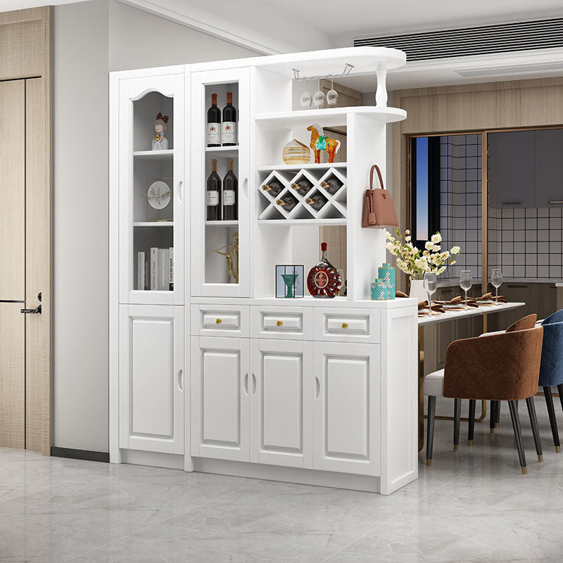 3-drawer Solid Wood Cabinet 15.74" Wide Accent Cabinet Doors