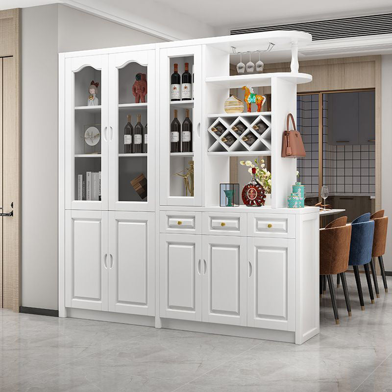 3-drawer Solid Wood Cabinet 15.74" Wide Accent Cabinet Doors