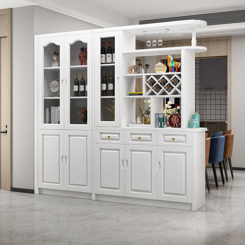 3-drawer Solid Wood Cabinet 15.74" Wide Accent Cabinet Doors