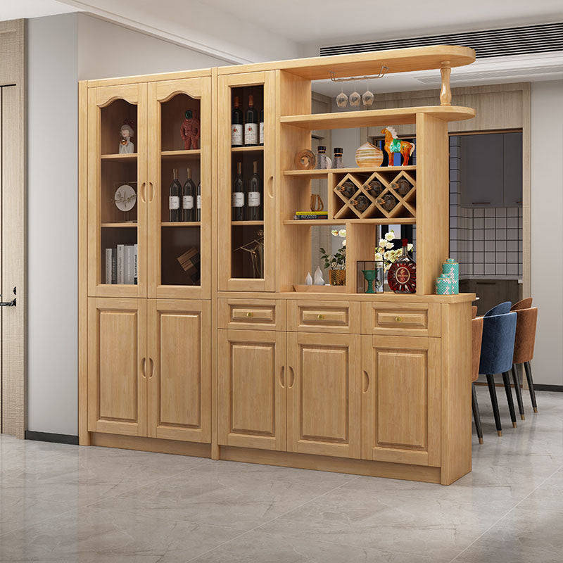 3-drawer Solid Wood Cabinet 15.74" Wide Accent Cabinet Doors