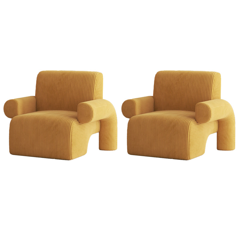 Modern Wool Blend Accent Armchair with Tight Back for Living Room