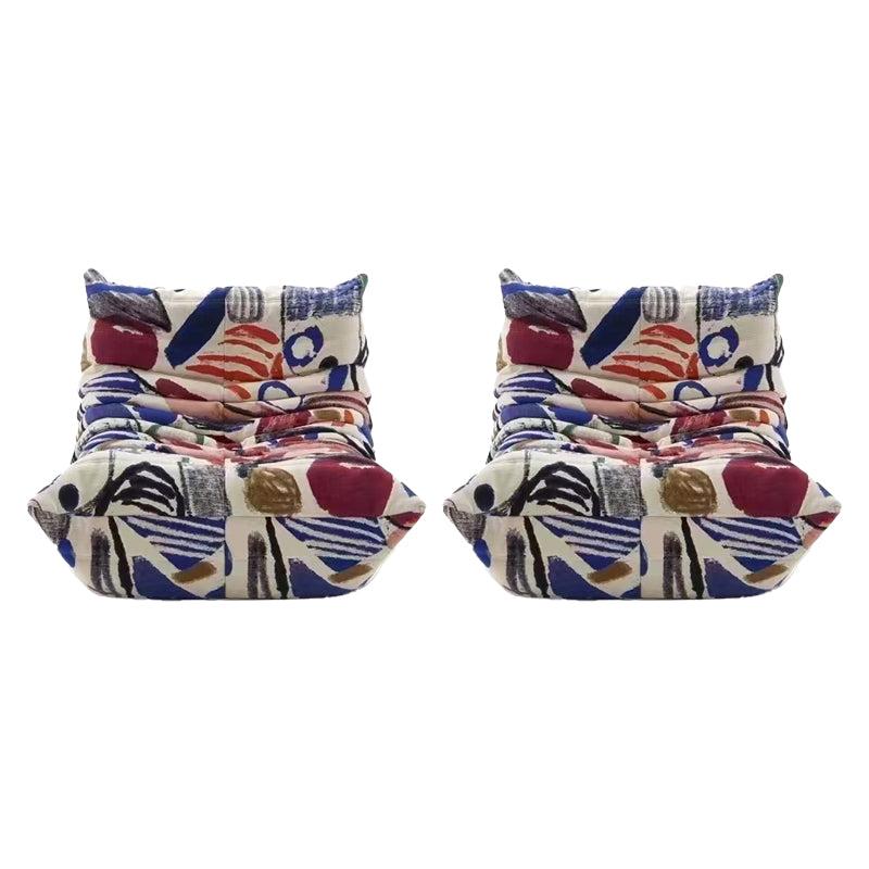 Contemporary Parsons Chair with Sewn Pillow Back Armless Chair