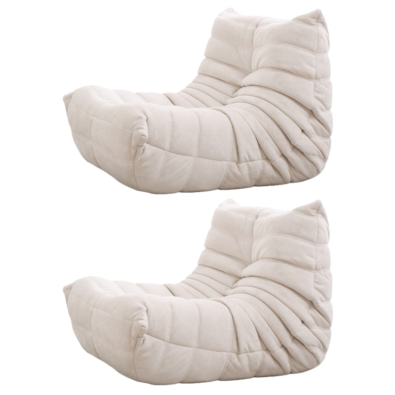 Contemporary Parsons Chair with Sewn Pillow Back Armless Chair