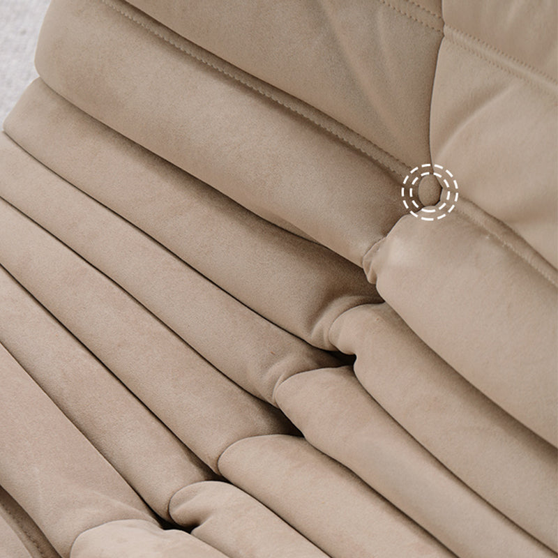 Contemporary Parsons Chair with Sewn Pillow Back Armless Chair