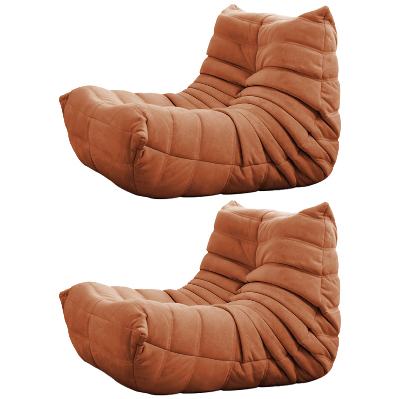 Contemporary Parsons Chair with Sewn Pillow Back Armless Chair