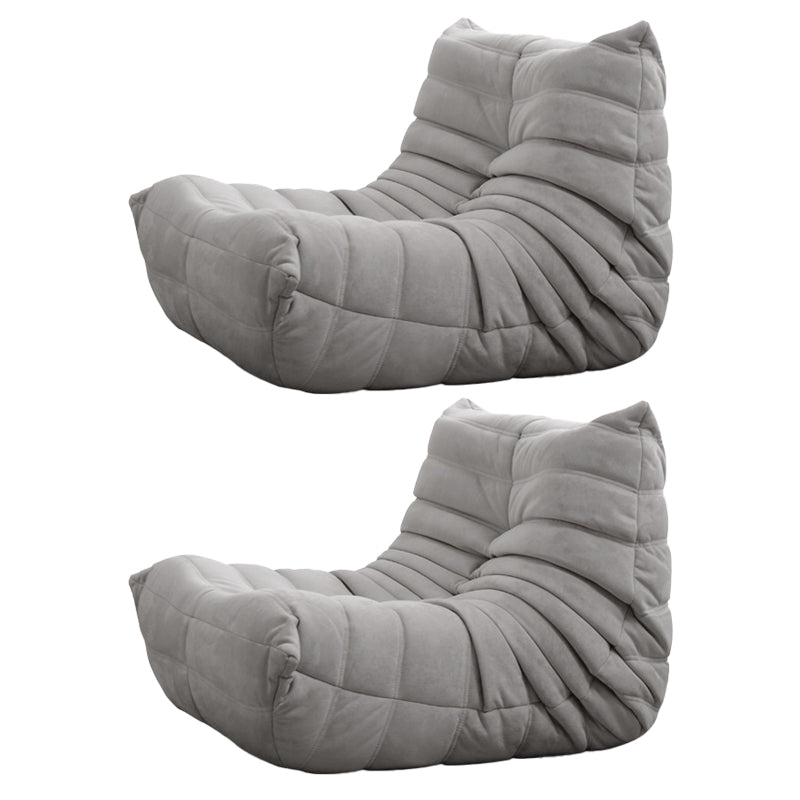 Contemporary Parsons Chair with Sewn Pillow Back Armless Chair