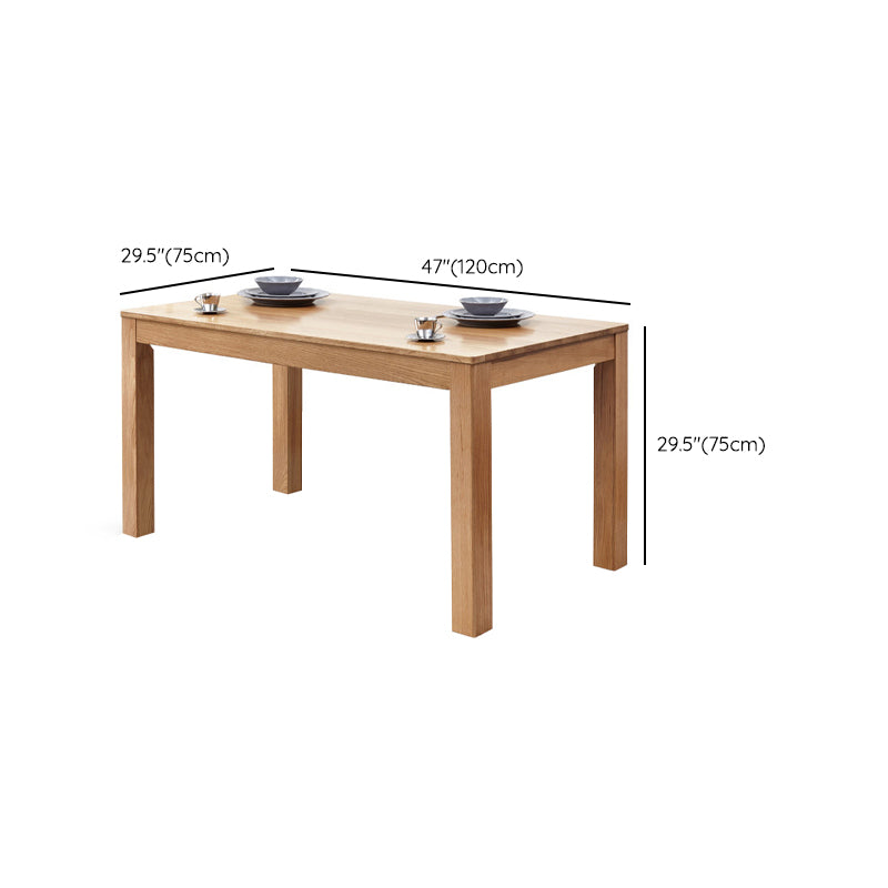 5/7 Pcs Solid Wood 4 Legs Standard Height Dinette Table with Chair