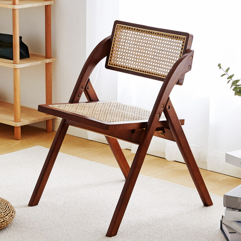 Contemporary Home Armless Solid Wood King Louis Back Dining Chair